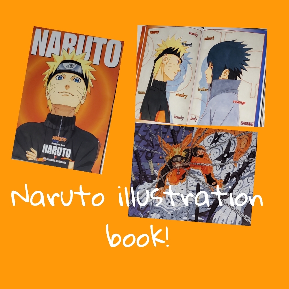 Naruto illustration book